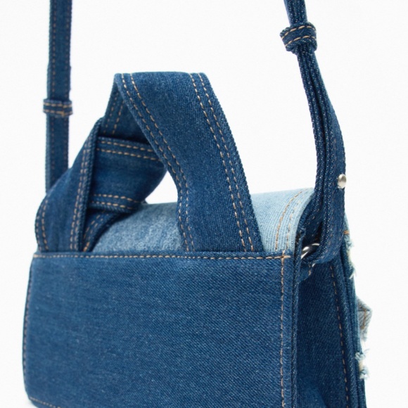 PATCHWORK DENIM BAG - Picture 5 of 16